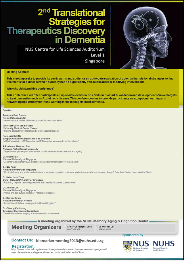 2nd Biomarker Meeting